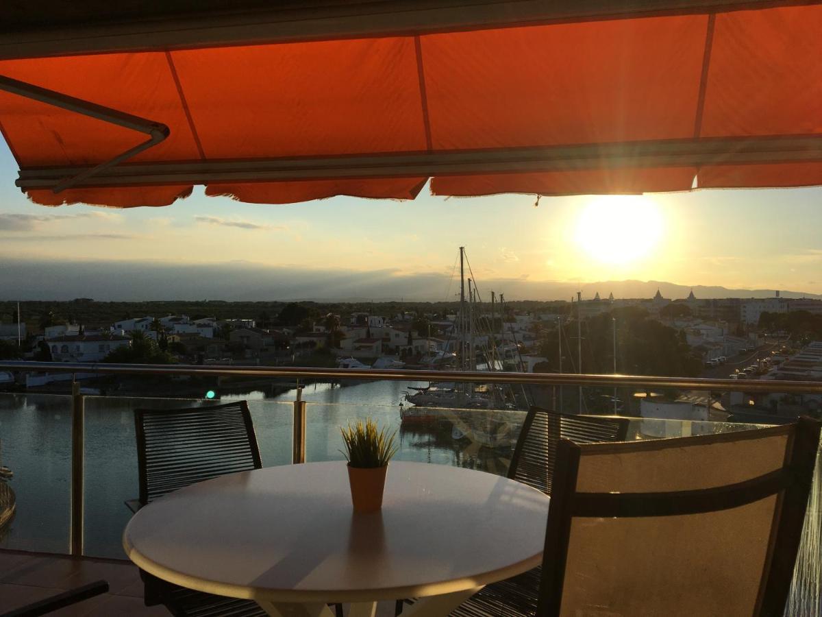 Vue Panoramique Sur La Mediterrannee, Appartement Sur Canal & Proche Plage Roses Dış mekan fotoğraf