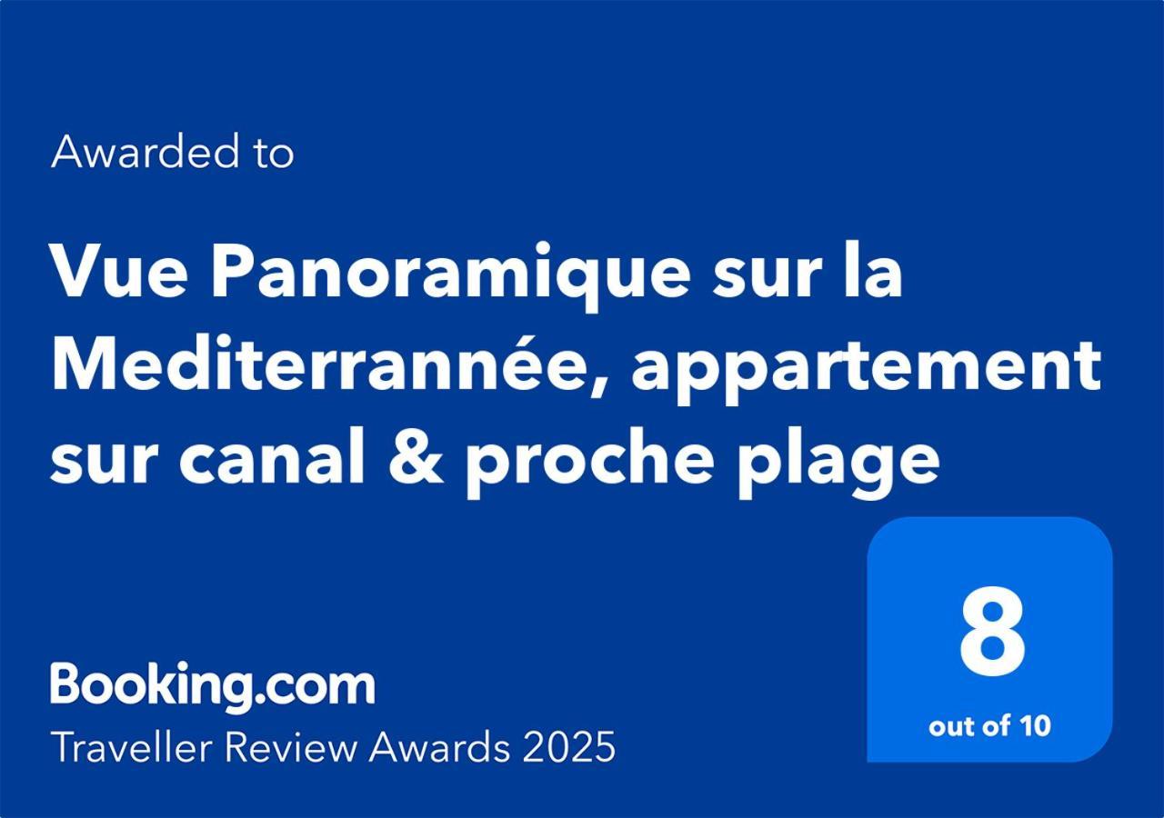 Vue Panoramique Sur La Mediterrannee, Appartement Sur Canal & Proche Plage Roses Dış mekan fotoğraf